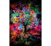 Magnolia - Puzzle Albero colorato - 1000 Pezzi