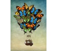 Magnolia - Puzzle Palloncino a farfalla - 1000 Pezzi