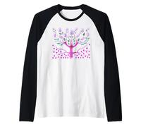 Magnolia Tree di Beardsley Aubrey (1895) Maglia con Maniche Raglan