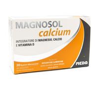 Magnosol Calcium Polvere Effervescente 20 Bustine Integratore Di Magnesio, Calcio E Vitamina D