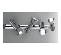 MAGNUM 4 LED BIANCO O CROMO CON LAMPADINE LED INCLUSE SOSTITUIBILI ME DIREZIONABILI