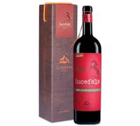 Magnum Bucefalo rosso da uve appassite Lunaria Orsogna Bio Demeter Vegan 150cl in astuccio regalo