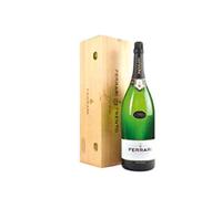 Magnum Da 3 Litri Trento Doc Brut Ferrari Jeroboam In Cassetta Legno - Idee Regalo Natale Spumante Di Grande Qualità