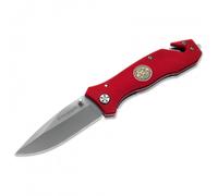 Magnum - Fire Brigade - Coltelli Klinge 8,5 cm rosso