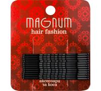 Magnum Hair Fashion forcine per capelli nero 12 pz