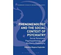 Magnus Englander Phenomenology and the Social Context of Psychiatry (Tascabile)