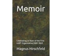 Magnus Hirschfeld Memoir (Tascabile)