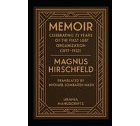 Magnus Hirschfeld Memoir (Tascabile)