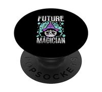 Mago Del Futuro Trucco Magia Stregone Mago PopSockets PopGrip Adesivo