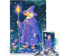 Mago delle anatre nella foresta incantata puzzle 1000 pezzi per adulti Antistress Vacanza in patria Uccidere il tempo Ottimi regali e giocattoli 38x26cm