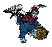 Mago di Oz - Spilla smaltata scimmia volante (perfetta per la borsa o i vestiti)