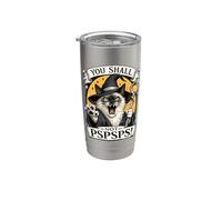 Mago gatto siamese You Shall Not PSPSPS Fantasy Magic Lover Bicchiere termico in acciaio inox doppia parete