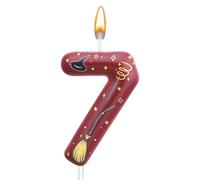 Mago Magica Candela di Compleanno, Tema Magico Candela Compleanno Numeri Decorazione per Torta Articoli Feste a Tema Mago Magico per Ragazzi Ragazze Bomboniere (7)