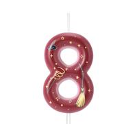 Mago Magica Candela di Compleanno, Tema Magico Candela Compleanno Numeri Decorazione per Torta Articoli Feste a Tema Mago Magico per Ragazzi Ragazze Bomboniere (8)