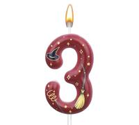 Mago Magica Candela di Compleanno, Tema Magico Candela Compleanno Numeri Decorazione per Torta Articoli Feste a Tema Mago Magico per Ragazzi Ragazze Bomboniere (3)