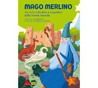 Mago Merlino da ciclo di Re Artù e i cavalieri della Tavola rotonda