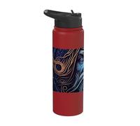 Mago oscuro il sovrano delle tenebre Stainless Steel Insulated Water Bottle