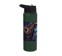 Mago oscuro il sovrano delle tenebre Stainless Steel Insulated Water Bottle