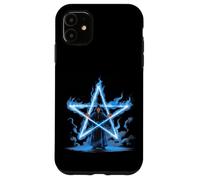 Mago Pentagramma Magia Stella Fiammeggiante Custodia per iPhone 11