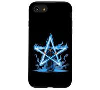 Mago Pentagramma Magia Stella Fiammeggiante Custodia per iPhone SE (2020) / 7 / 8