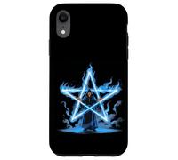 Mago Pentagramma Magia Stella Fiammeggiante Custodia per iPhone XR