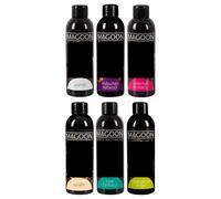 kit olio da massaggio erotico sensuale gel 7pz 100 ml fragranze sexy stimolante
