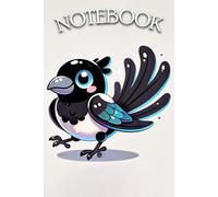 Magpie Notebook: Cute Aesthetic Lined Journal for Magpie Wild Bird Lovers
