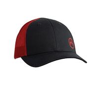 Magpul Trucker Hat Snap Back Baseball cap, One Size Fits Most Cappellino, Icona Nero/Rosso, Etichettalia Unica Unisex-Adulto