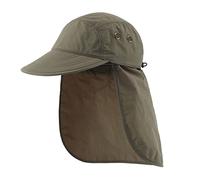 Magracy Berretto da Pesca Estivo da Uomo UPF 50+ con Patta per Il Collo Protezione Solare Berretto ad Asciugatura Rapida Verde Militare Chiaro