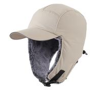 Magracy Cappelli invernali da uomo con paraorecchie, idrorepellente, cappello da baseball riflettente