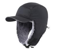 Magracy Cappelli invernali da uomo con paraorecchie, idrorepellente, cappello da baseball riflettente