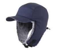 Magracy Cappelli invernali da uomo con paraorecchie, idrorepellente, cappello da baseball riflettente