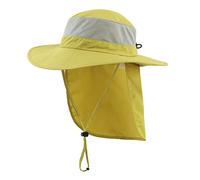 Magracy Cappello da Sole a Tesa Larga da Esterno Unisex da Donna Mesh UPF50+ Cappelli da Safari con Flap al Collo Cappelli da Pesca Kelly