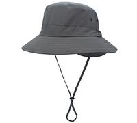 Magracy Unisex Donna UPF 50+ Cappello da Sole Estivo a Tesa Larga Cappello da Pescatore per Donna Cappelli da Safari per Pesca Giardinaggio Grigio Scuro