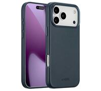 ACCEZZ Leather Backcover COVER per Apple iPhone 17 Pro Max, Blu scuro