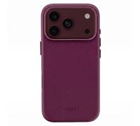 ACCEZZ Leather Backcover COVER MAGSAFE per Apple iPhone 17 Pro, iPhone 18 Pro, Viola