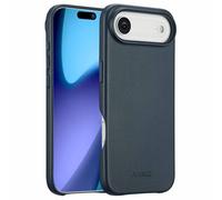 ACCEZZ Leather Backcover COVER per Apple iPhone Air, Blu scuro