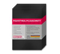 Magstick Mag275 - Set di 5 lastre in polistirene nero, DIN A3, in plastica, 29,7 x 42 cm, modello architettura I fogli mag275