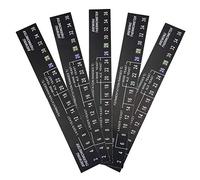 MAGT Adesivi per Termometro per Birra, 5 Pezzi in ABS 2-36°C per Birra Vino Brewing e Fermentazione