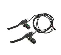 MAGT Leve Freno Universali per Bicicletta Elettrica e Mountain Bike - Ricambio per Leva Freno Elettrico a 2 Fili (Nero + Argento)