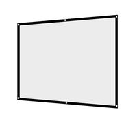 MAGT Schermo di Proiezione, HD 4: 3 Tenda per Proiettore Portatile Pieghevole Schermo per Proiettore per Cinema All'aperto Campeggio (84 Pollici)