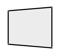 MAGT Tenda for Proiettore, 1pc Portatile Pieghevole Anti-Piega Forte E Durevole Bianco Schermo for Proiezione Tenda for Proiettore 4: 3 for Cinema All'aperto (Taglia : 84in)