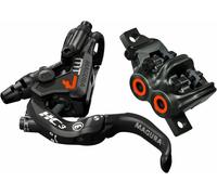 MAGURA MT7 HC3 Idraulico Freno a Disco & Leva - Seatpost Supporto,Nero/Arancione