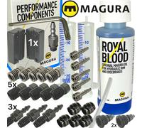 Magura Service Kit Set Ruote Spurgo Freni a Disco Kit Sfiato + Ricambi