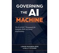Magwenjere Billy Sticker Governing the AI Machine (Tascabile)