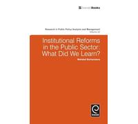 Mahabat Baimyrzaev Institutional Reforms in the Public Secto (Copertina rigida)