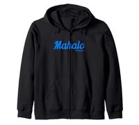 Mahalo Hawaii Felpa con Cappuccio