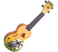 Mahalo Hawaii Hawaii Green Burst Ukulele soprano