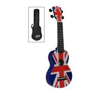 Mahalo U/UK - Ukulele soprano Regno Unito Design con borsa.
