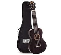 Mahalo-Ukulele concerto 2 Hano trasparente, colore: nero